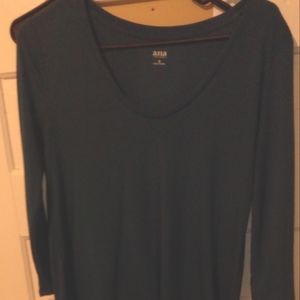a.n.a. ¾ sleeve shirt